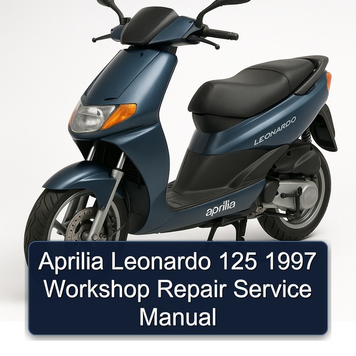 1997 Aprilia Leonardo Service Repair Workshop Manual PDF