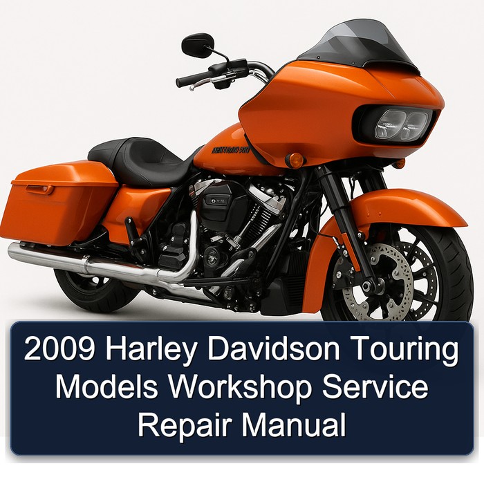 2009 Harley Davidson Touring Models Service Repair Workshop Manual PDF