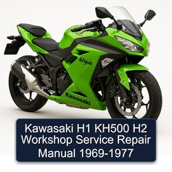 1969-1977 Kawasaki Ninja H1 KH500 H2 Service Repair Workshop Manual PDF