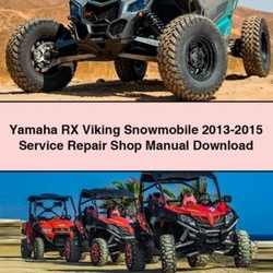 2013-2015 Yamaha RX Viking Snowmobile - Shop Service Repair Workshop Manual PDF