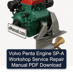 Volvo Penta Engine SP Service Repair Workshop Manual PDF