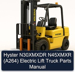 Hyster N30XMXDR N45XMXR (A264) Electric Lift Truck Parts Catalog PDF