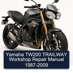 1987-2009 Triumph Speed Triple Yamaha TW200 Trailway Service Repair Workshop Manual PDF