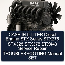 Case IH 9 Liter Diesel Engine STX Series STX275 STX325 STX375 STX440 SET Service Repair Workshop Manual PDF