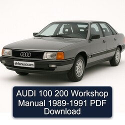 1989-1991 Audi 200 Service Repair Workshop Manual PDF