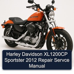 2012 Harley Davidson Sportster XL1200CP Servce Service Repair Workshop Manual PDF