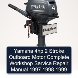 1997-1999 Yamaha 4HP 2 Stroke Outboard Motor Service Repair Workshop Manual PDF