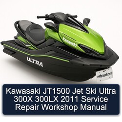 2011 Kawasaki JT1500 Jet Ski Ultra 300X 300LX Service Repair Workshop Manual PDF