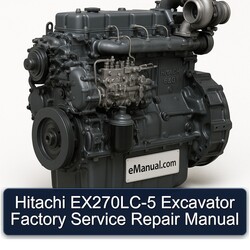 Hitachi Ex270lc-5 Excavator Service Repair Workshop Manual PDF