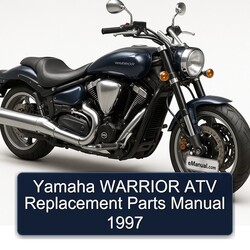 1997 Yamaha Warrior ATV Replacement Parts Catalog PDF