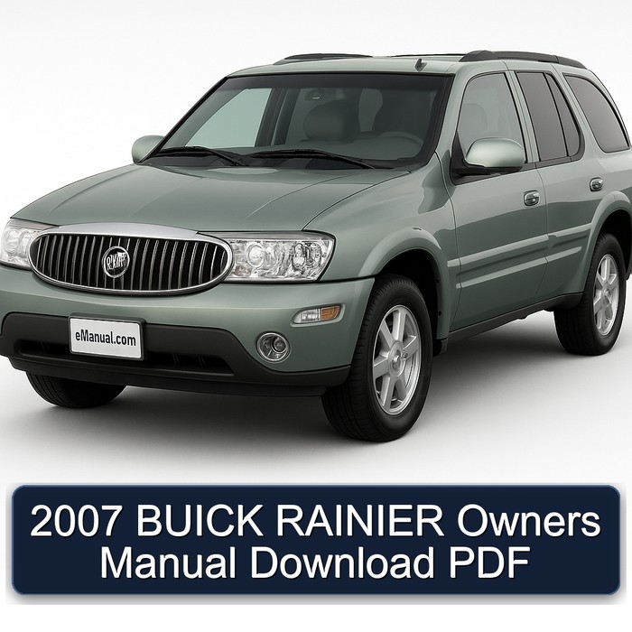 2007 Buick Rainier Owners Owner's Manual PDF