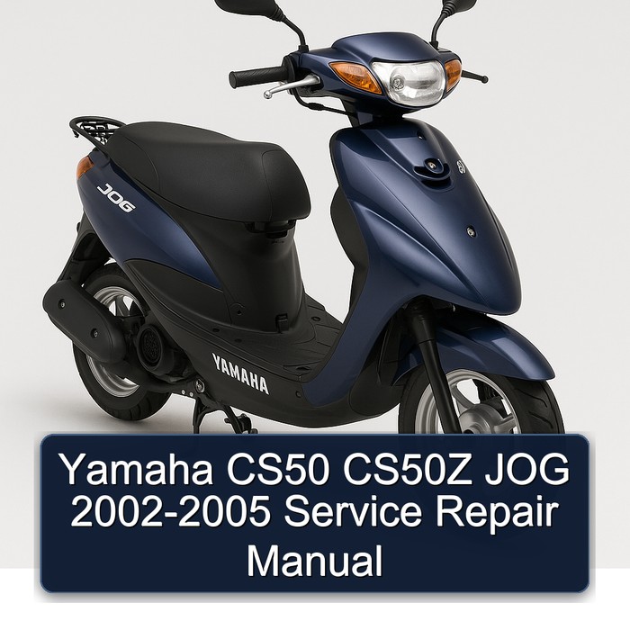 2002-2005 Yamaha Jog CS50 CS50Z Service Repair Workshop Manual PDF