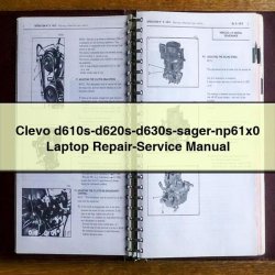 Clevo D610s-d620s-d630s-sager-np61x0 Laptop Service Repair Workshop Manual PDF