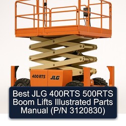 Best JLG 400RTS 500RTS Boom Lifts Illustrated Parts (p/n 3120830) Catalog PDF