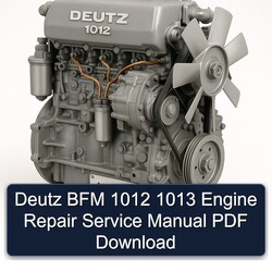 Deutz 1012 BFM 1013 Engine Service Repair Workshop Manual PDF