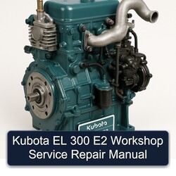 Kubota EL 300 E2 Service Repair Workshop Manual PDF