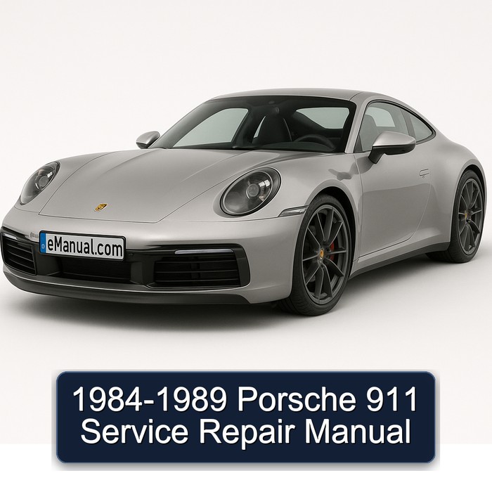 1984-1989 Porsche 911 Service Repair Workshop Manual PDF