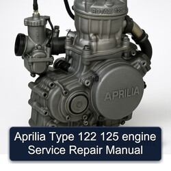 Aprilia Type 122 125 Engine Service Repair Workshop Manual PDF
