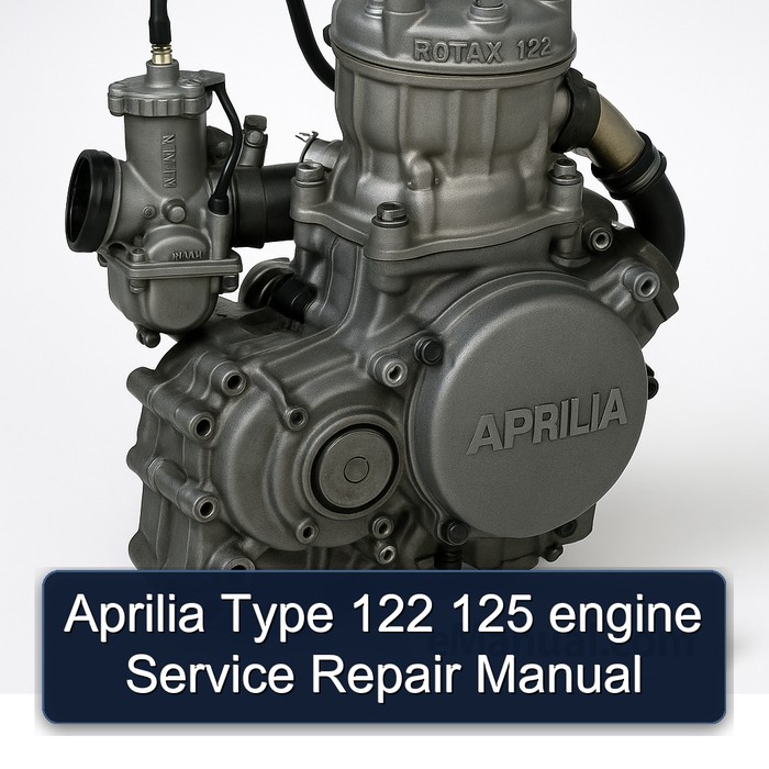 Aprilia Type 122 125 Engine Service Repair Workshop Manual PDF