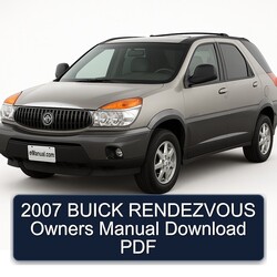 2007 Buick Rendezvous Owners Owner's Manual PDF