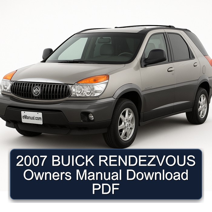 2007 Buick Rendezvous Owners Owner's Manual PDF