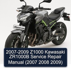 2007-2009 Kawasaki Z Series Z1000 ZR1000B Service Repair Workshop Manual PDF
