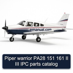 Piper Warrior PA28 151 161 II III IPC Parts Catalog PDF