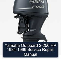 1984-1996 Yamaha Outboard 2-250 HP Service Repair Workshop Manual PDF