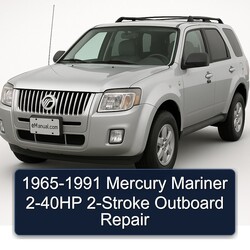 1965-1991 Mercury Mariner 2-40HP 2-stroke Outboard Service Repair Workshop Manual PDF