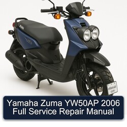 2006 Yamaha Zuma YW50AP Service Repair Workshop Manual PDF