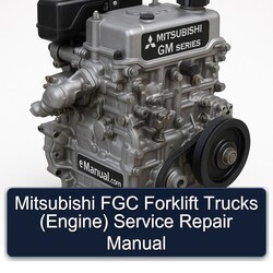 Mitsubishi FGC Forklift Trucks (ENGINE) Service Repair Workshop Manual PDF