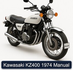 1974 Kawasaki KZ Series KZ400 Service Repair Workshop Manual PDF