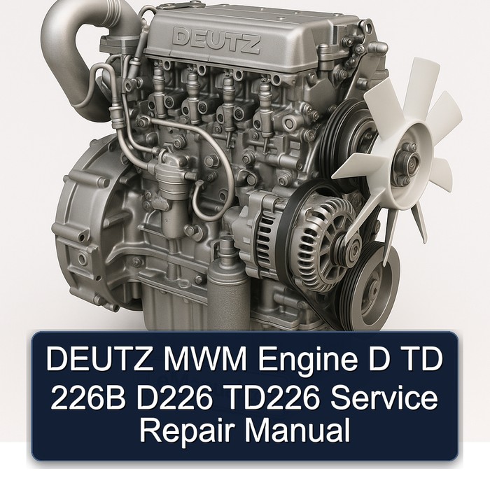 Deutz TD Series MWM Engine D 226B D226 TD226 Service Repair Workshop Manual PDF