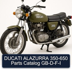 Ducati 350 Alazurra -650 Gb-d-f-i Parts Catalog PDF