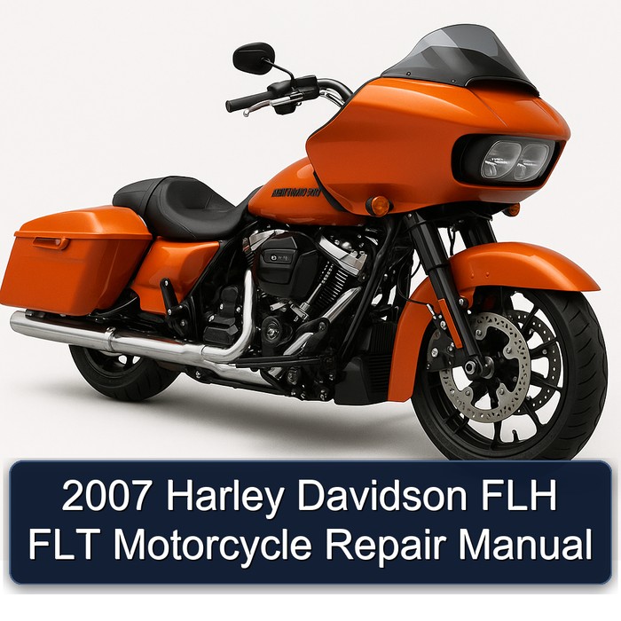 2007 Harley Davidson FLH FLT Motorcycle Service Repair Workshop Manual PDF
