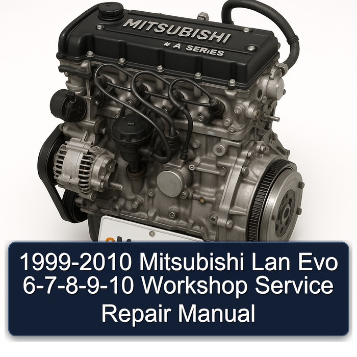 1999-2010 Mitsubishi 4 A Series Lan Evo 6-7-8-9-10 Service Repair Workshop Manual PDF