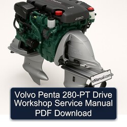 Volvo Penta 280-PT Drive Service Repair Workshop Manual PDF