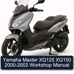 2000-2002 Yamaha Maxter XQ125 XQ150 Service Repair Workshop Manual PDF