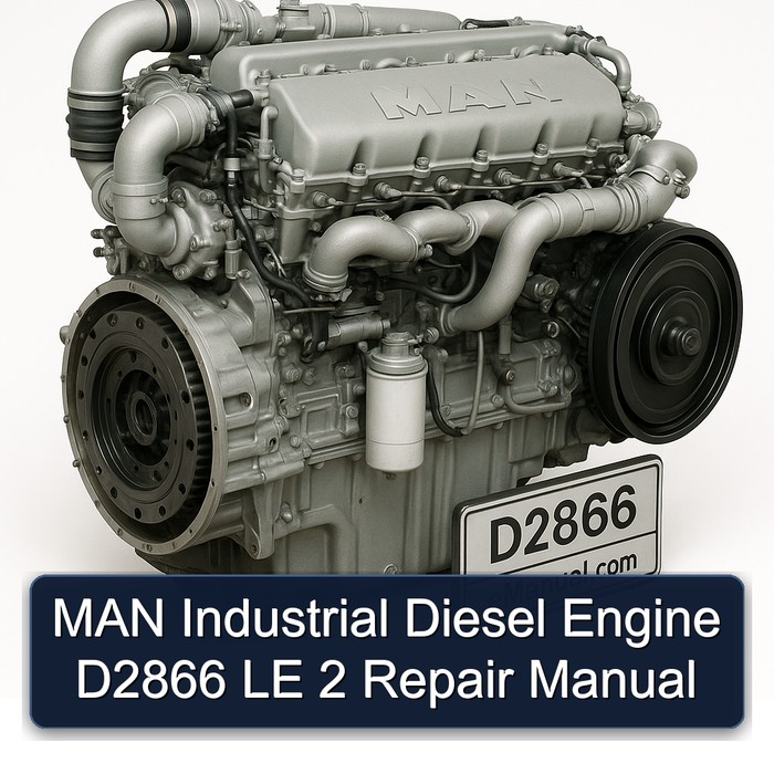 MAN D2866 Industrial Diesel Engine LE 2 Service Repair Workshop Manual PDF