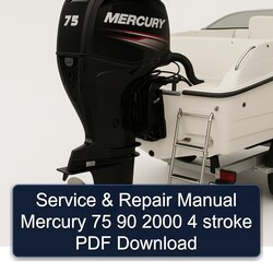 2000 Mercury 75 90 4 Stroke Service Repair Workshop Manual PDF