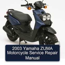2003 Yamaha Zuma Motorcycle Service Repair Workshop Manual PDF