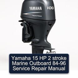 1984-1996 Yamaha 15 HP 2 Stroke Marine Outboard Service Repair Workshop Manual PDF
