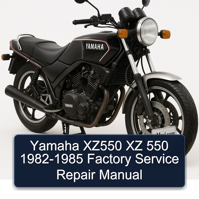 1982-1985 Yamaha XZ550 XZ 550 Service Repair Workshop Manual PDF