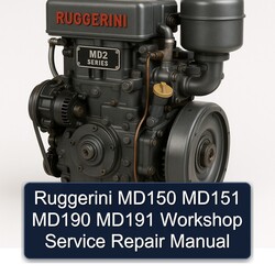 Ruggerini MD2 Series MD150 MD151 MD190 MD191 Service Repair Workshop Manual PDF