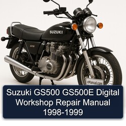 1998-1999 Suzuki GS Series GS500 GS500E Digital Service Repair Workshop Manual PDF