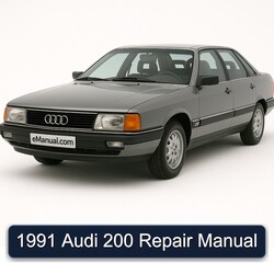 1991 Audi 200 Service Repair Workshop Manual PDF