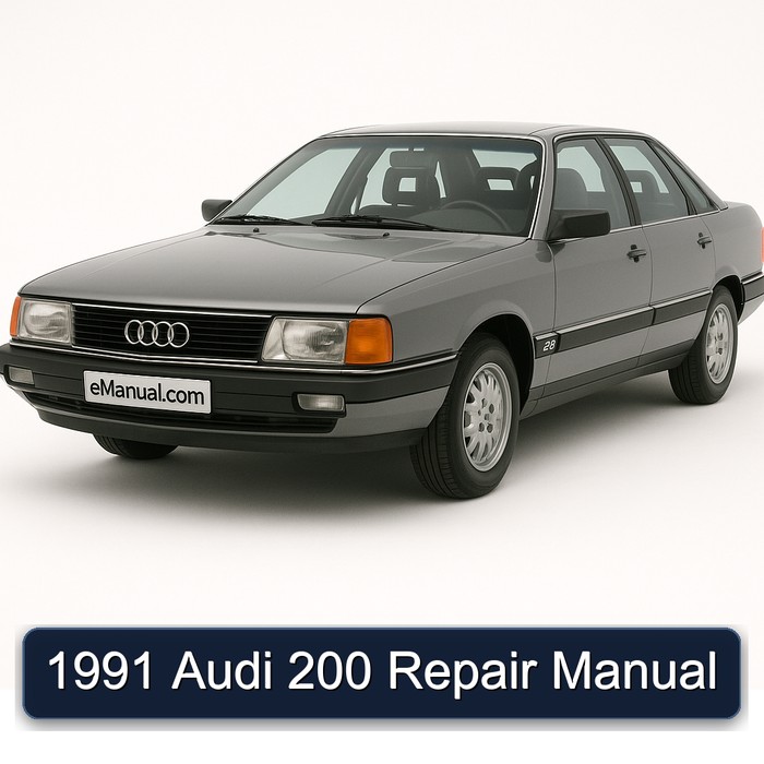 1991 Audi 200 Service Repair Workshop Manual PDF