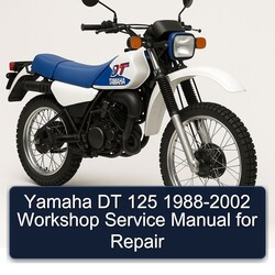 1988-2002 Yamaha DT Models 125 Service Repair Workshop Manual PDF