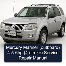 Mercury Mariner (OUTBOARD) 4-5-6hp (4-STROKE) Service Repair Workshop Manual PDF