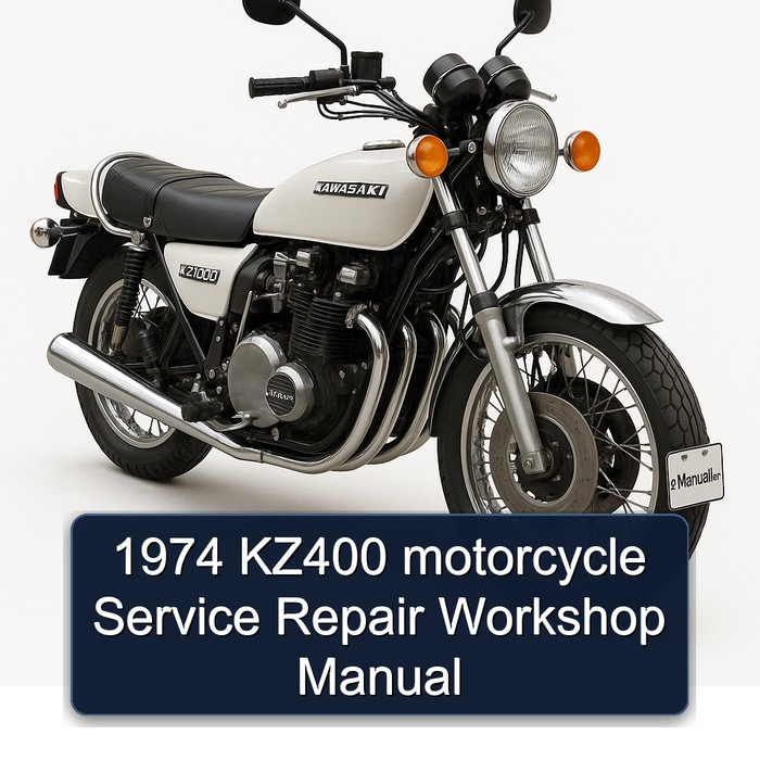 1974 KZ400 Motorcycle Service Repair Workshop Manual PDF